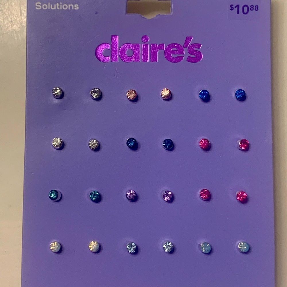 Claire's Silver Stud earrings